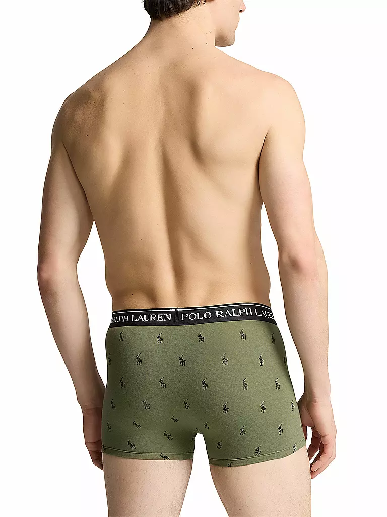 POLO RALPH LAUREN Pants 3er Pkg grdn trl aop olive