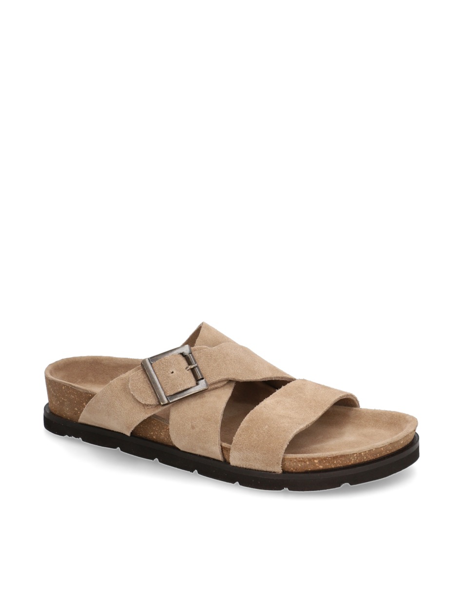 Veloursleder Pantoffel