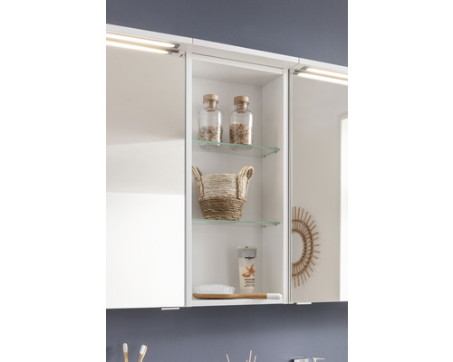 Oxford plank, bovenstuk, 68,4 x 30,2 x 20 cm, wit, 3 vakken