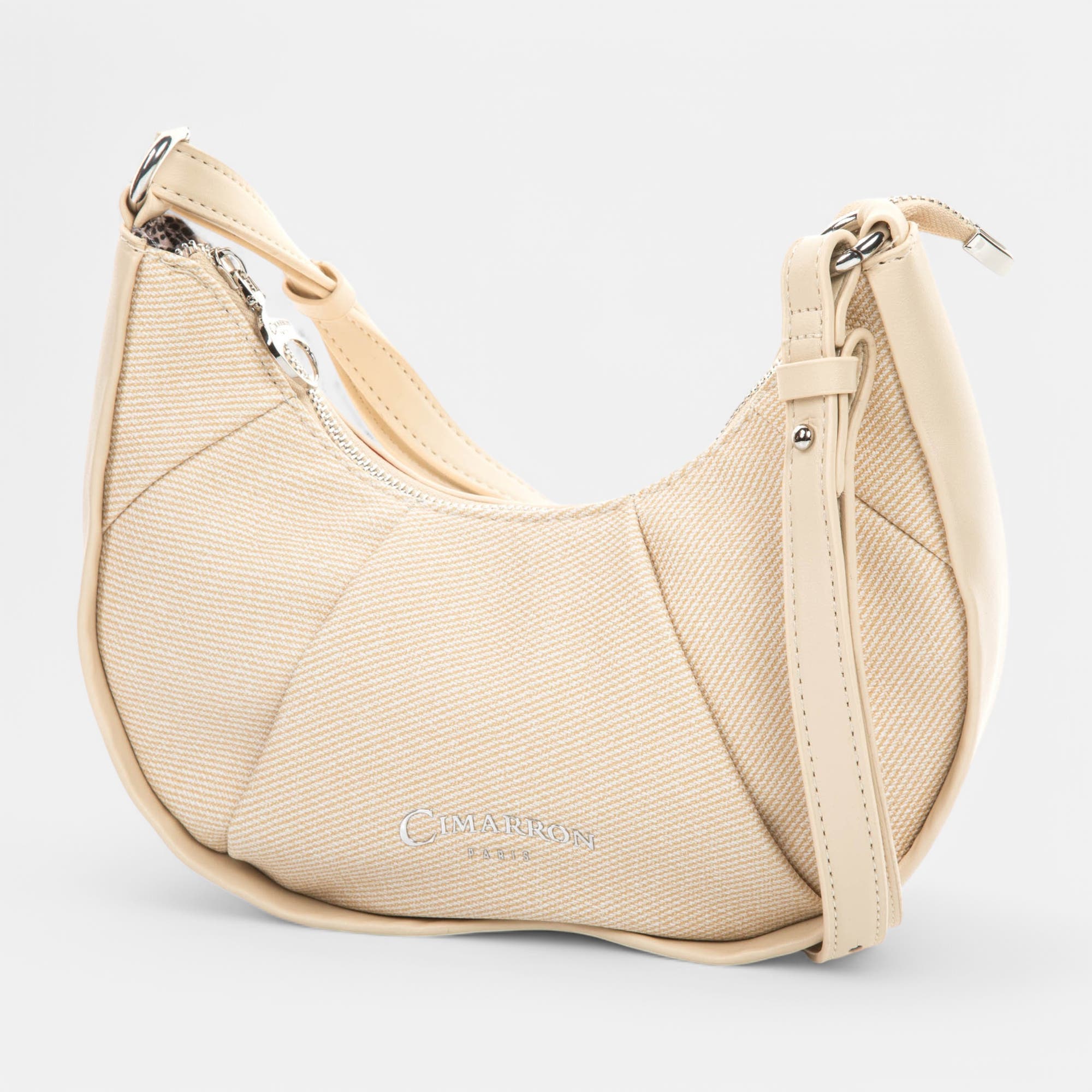 Sac bandoulière beige