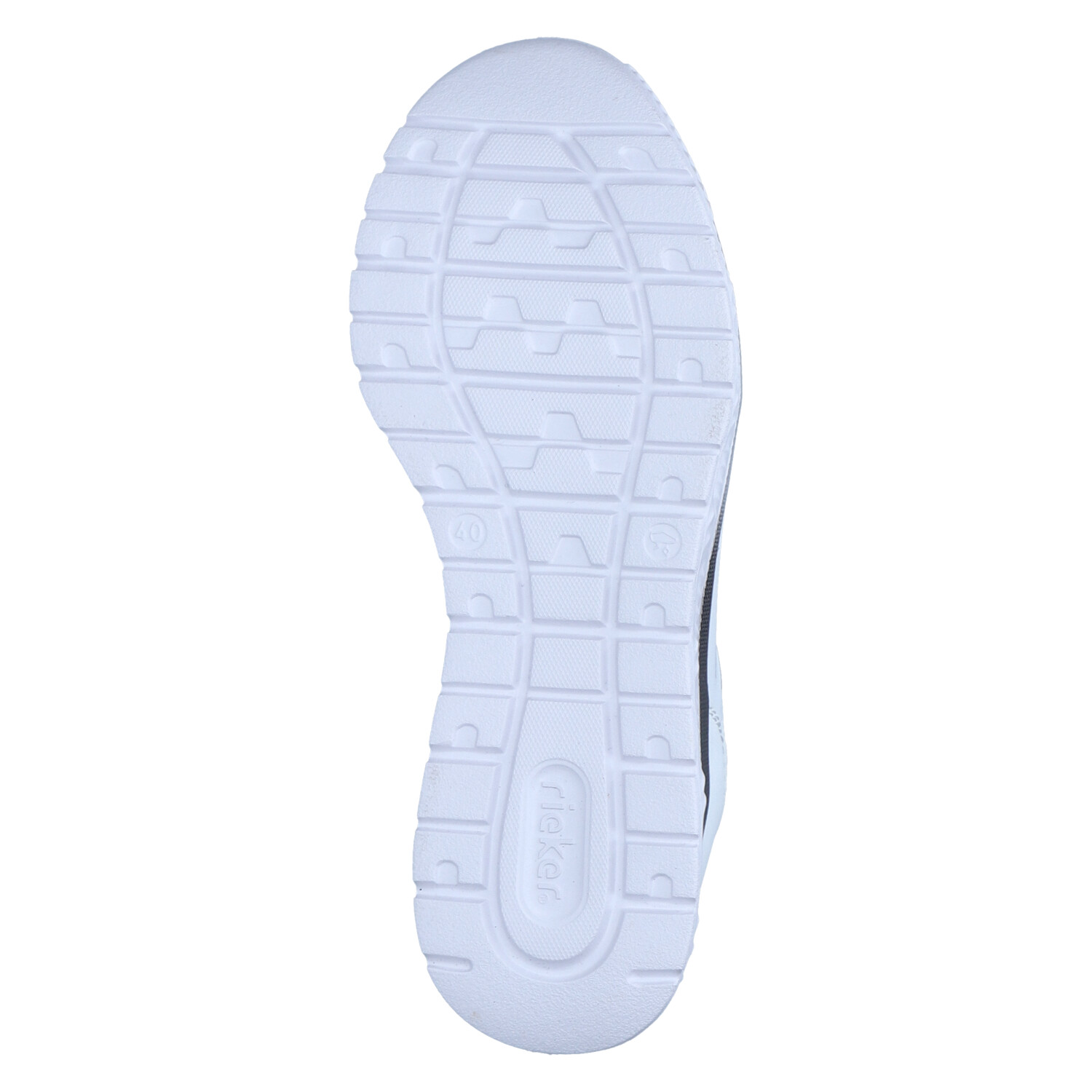 Rieker Slip-On-Sneaker - weiss/bianco/schwarz/schwarz