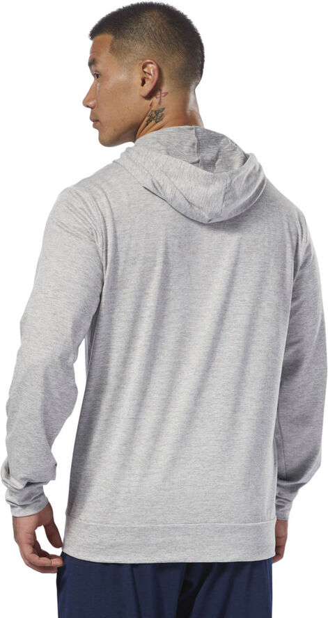 Reebok Speedwick Full Zip Hoody Grå