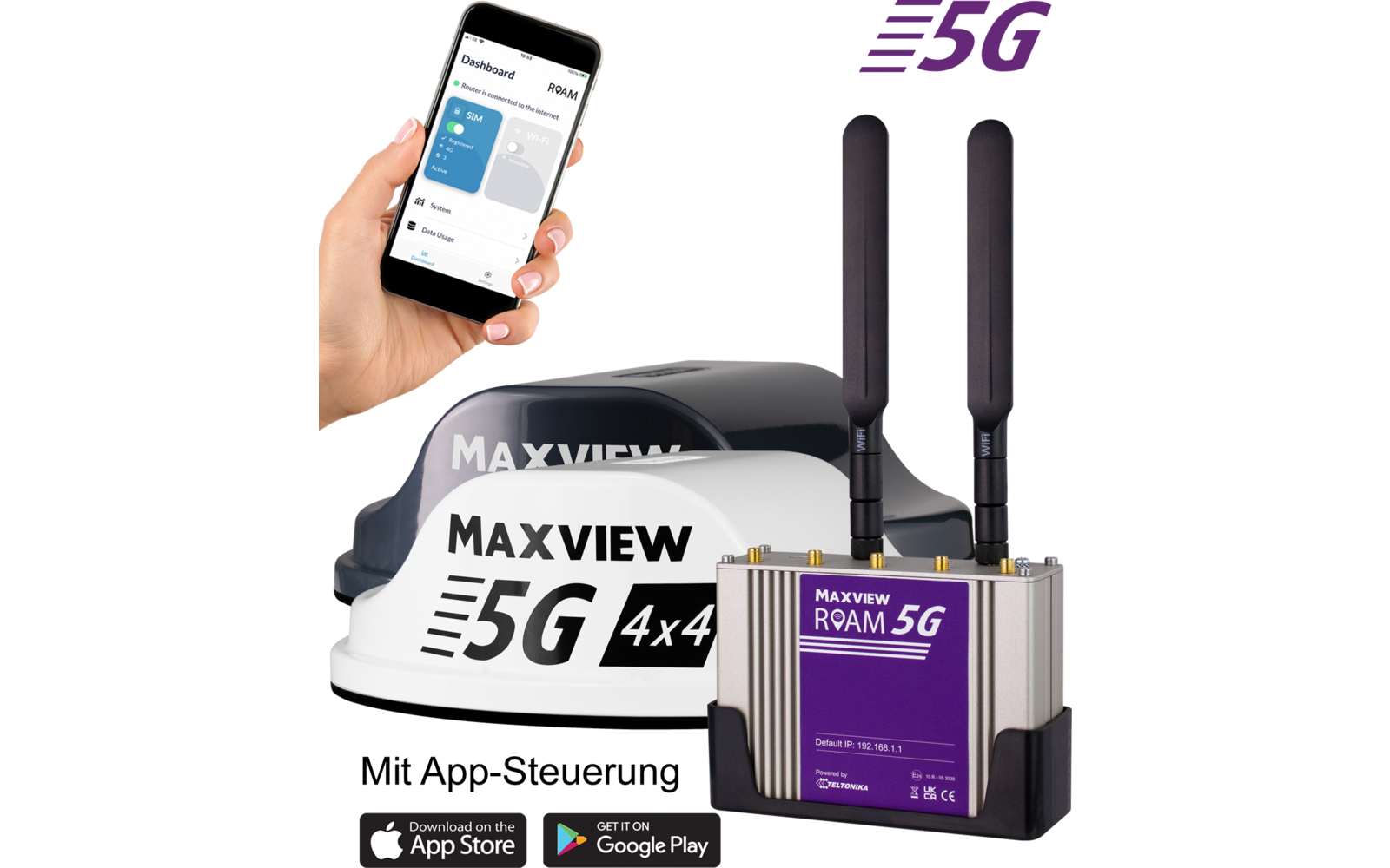 Maxview Roam 4x4 5G anthrazit