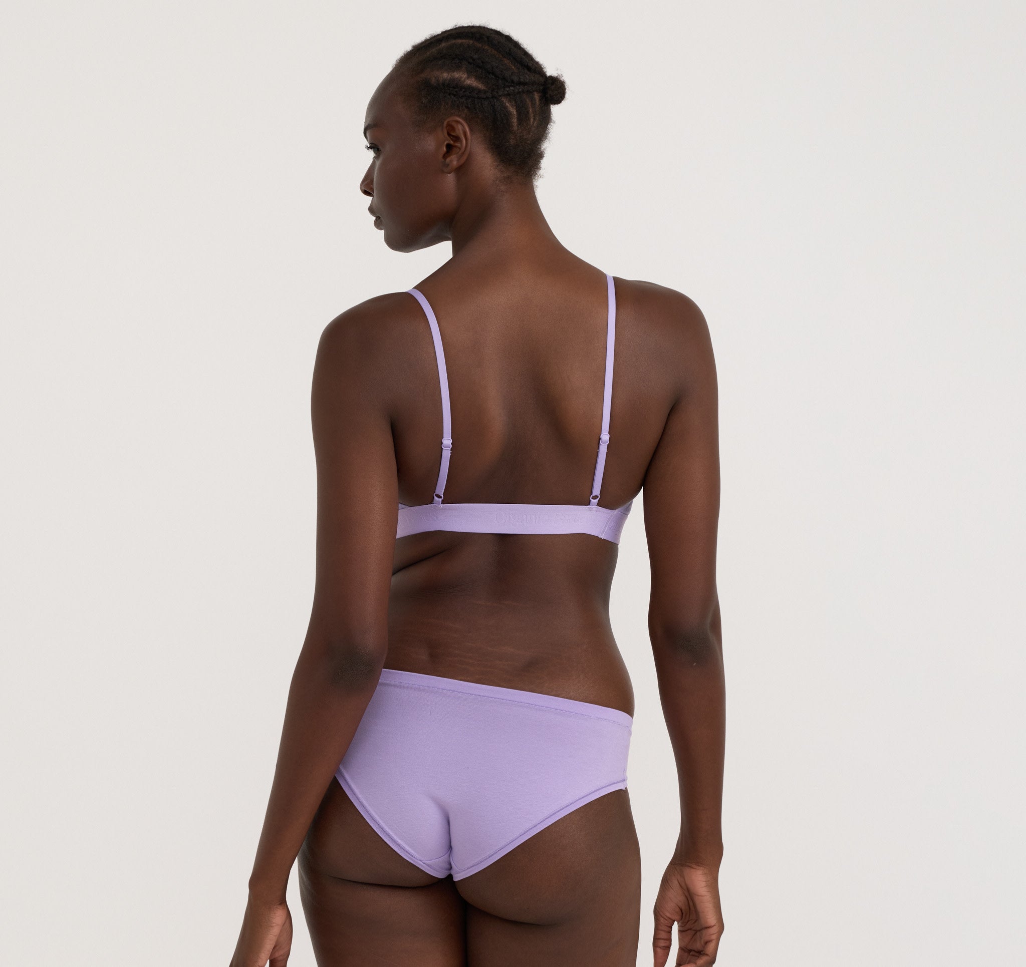 ORGANIC COTTON<br>Core Open Back Scoop Bralette