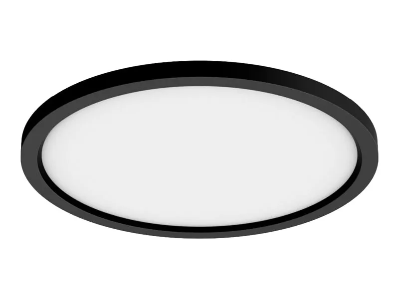 Philips Hue White ambiance Aurelle - Loftslyspanel - LED - 395 x 395 mm - varmt til køligt hvidt lys - 2000-6500 K - rund - sort