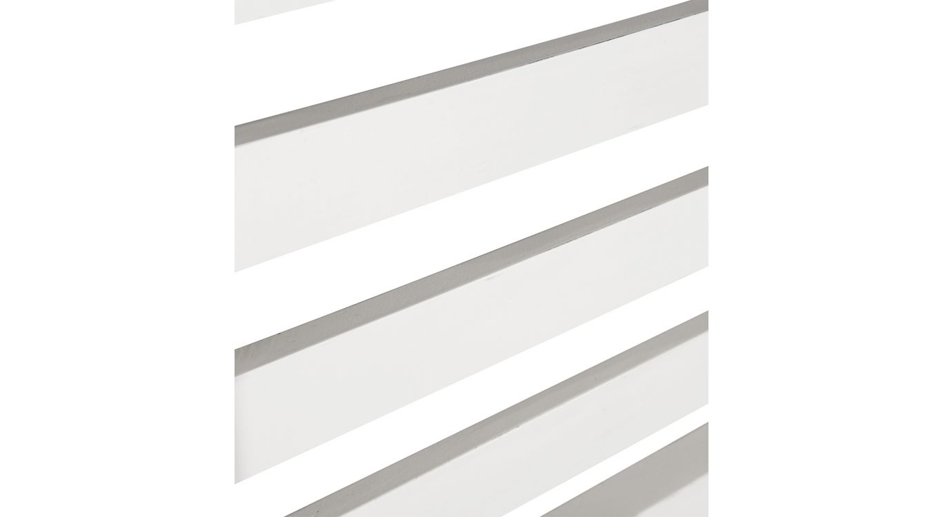 Tête de lit bois blanc 100x3x135cm