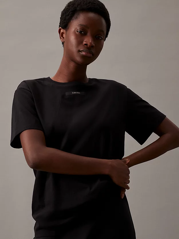 Camiseta slim de algodão