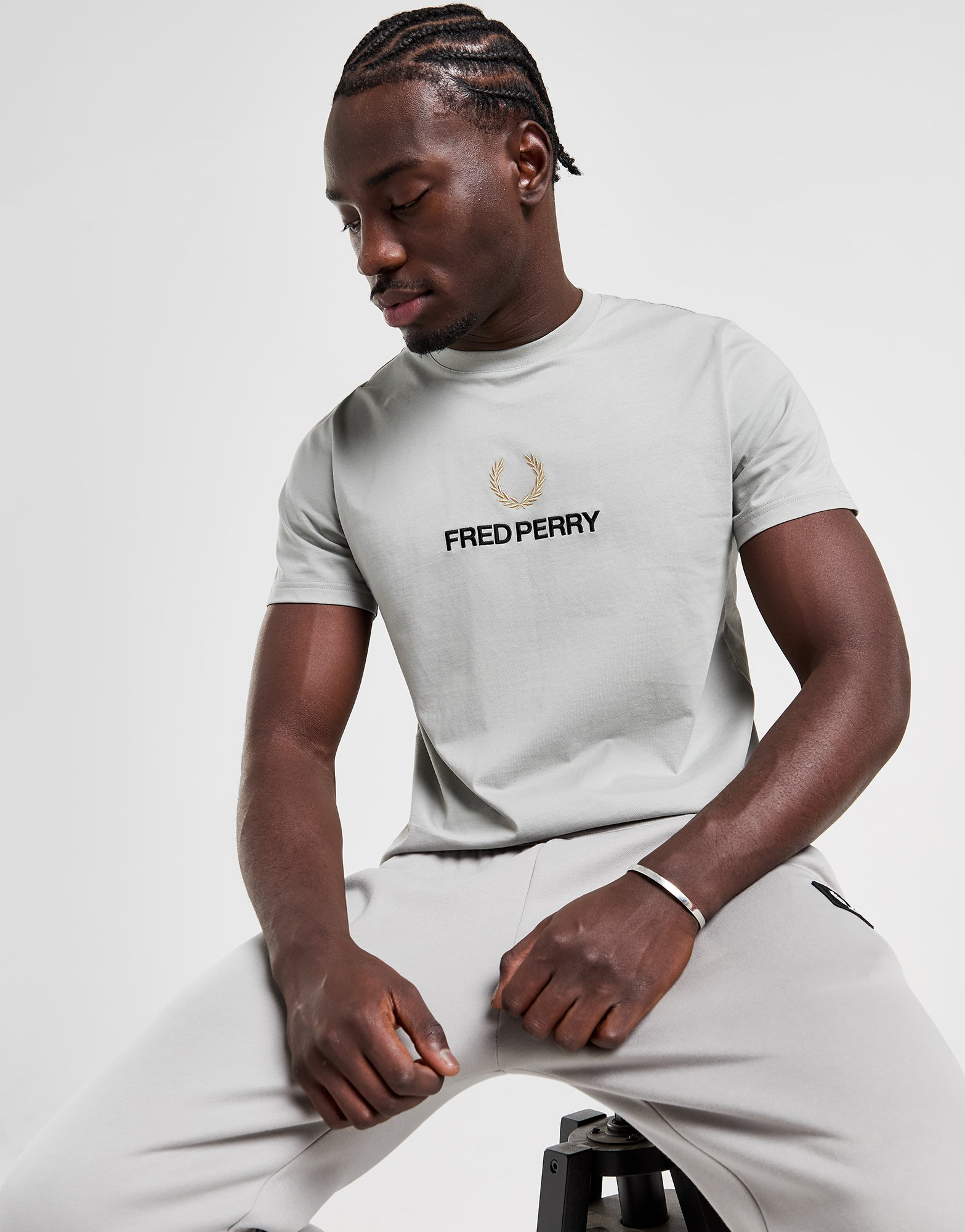 Fred Perry T-Shirt Global Stack Logo Homme