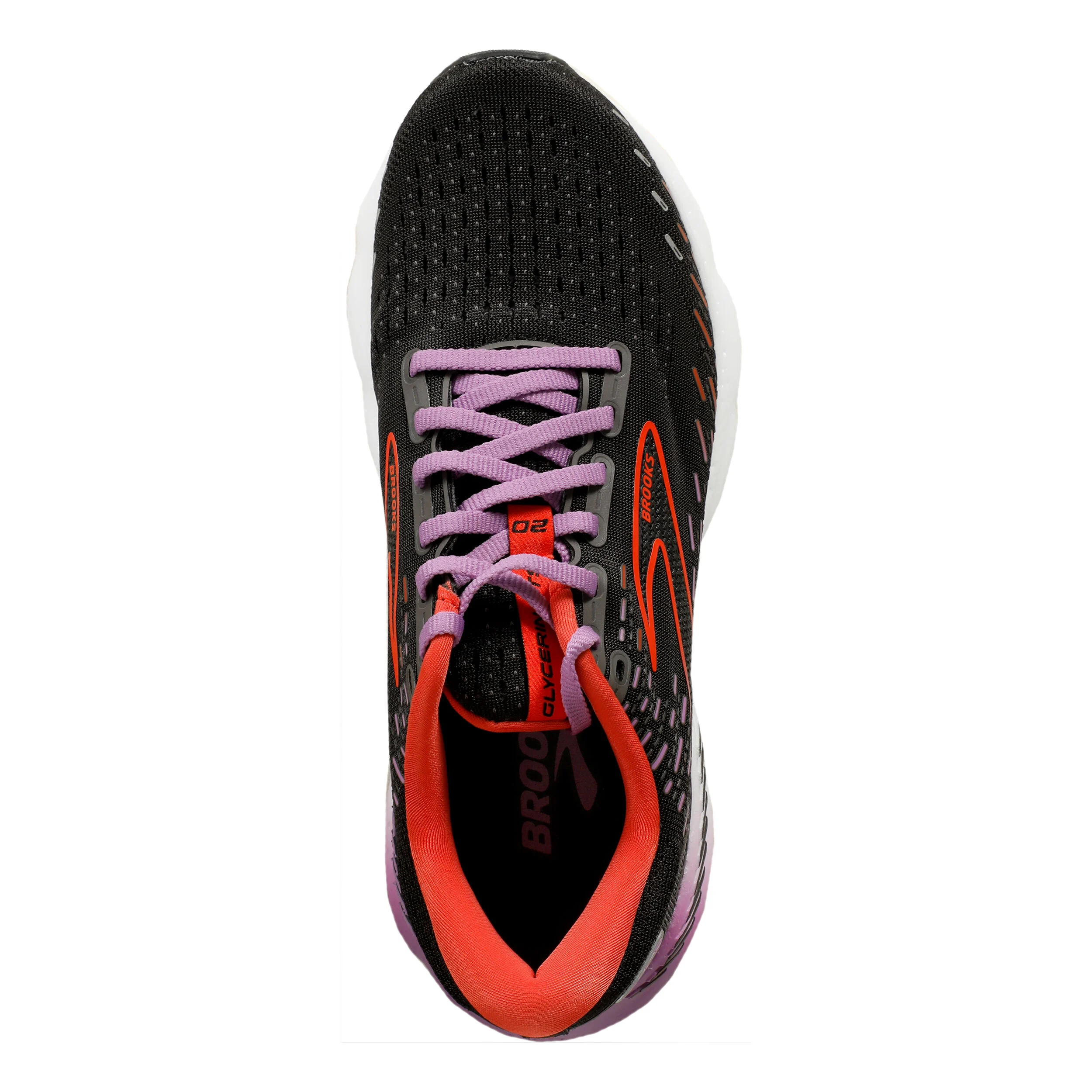Brooks Glycerin 20 Chaussure De Running Sans Stabilisateurs Femmes - Noir , Orange