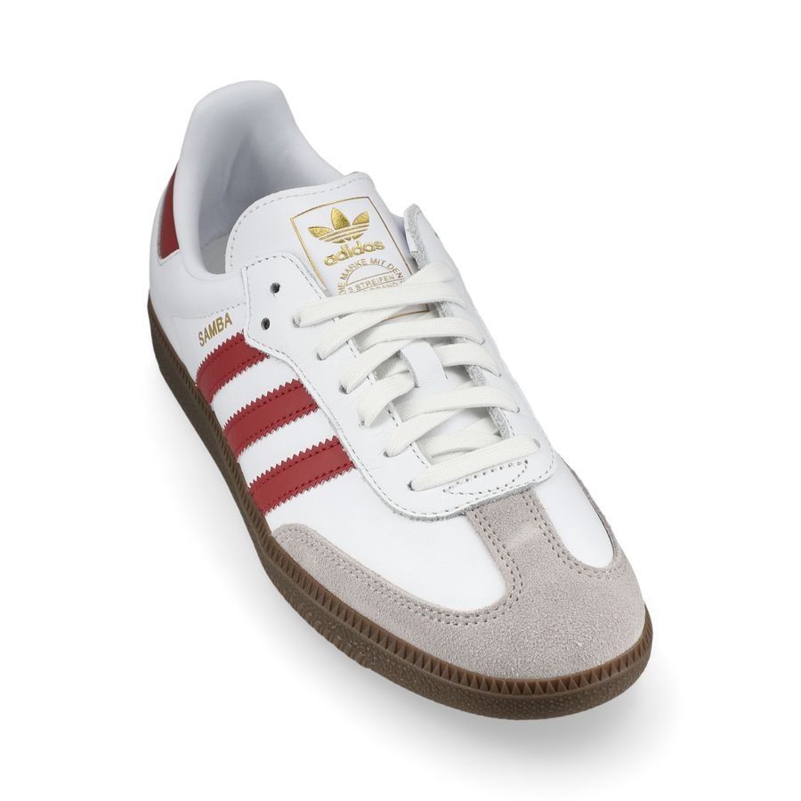 adidas Original Samba OG - Blanc/Preloved Red/Gris