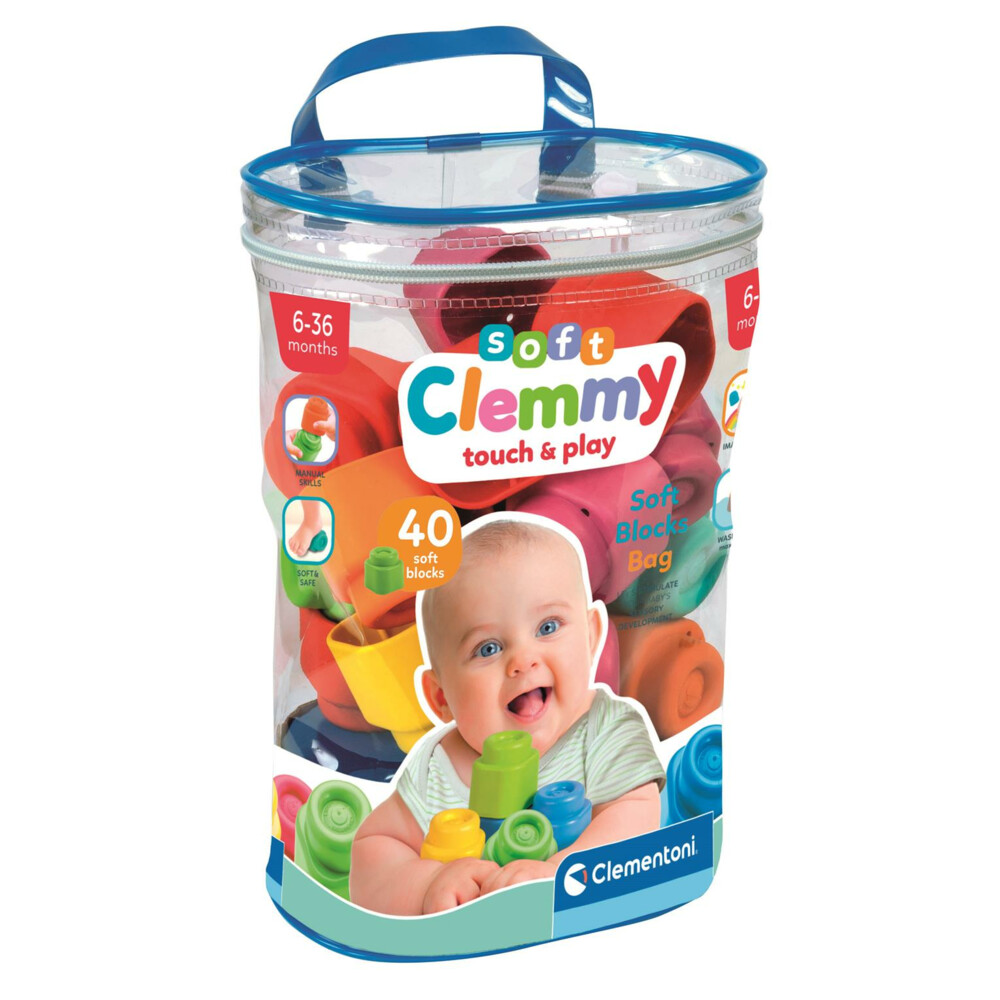 Clementoni Clemmy Bouwblokken in Tas40 stuks