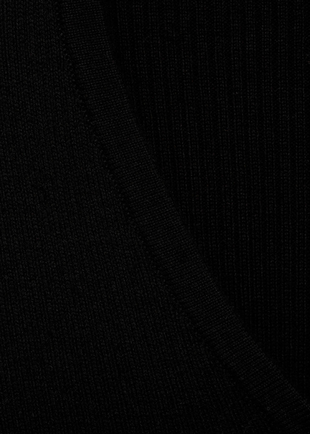 MANGO TEEN fijngebreid vest zwart