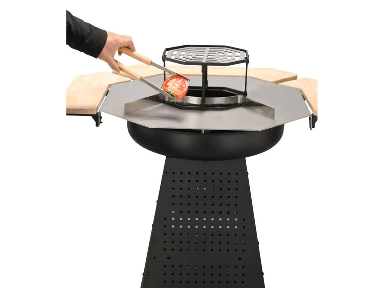 2-in-1: vuurkorf en barbecue