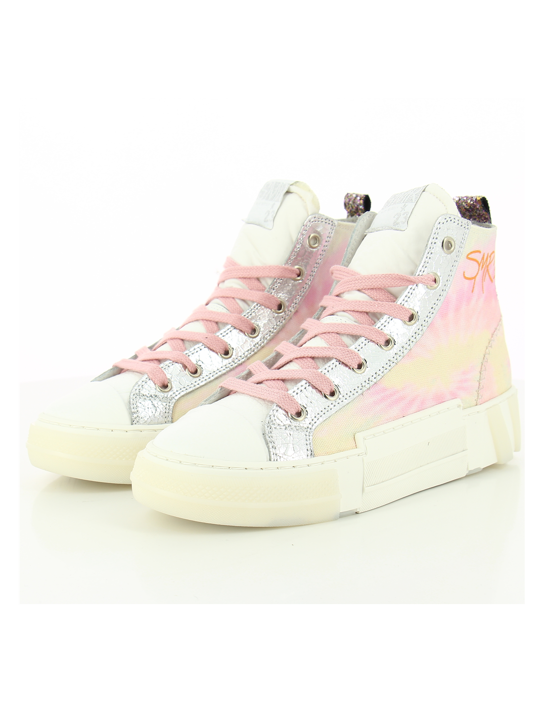semerdjian baskets montantes femme e252e3-v12 Tie and dye