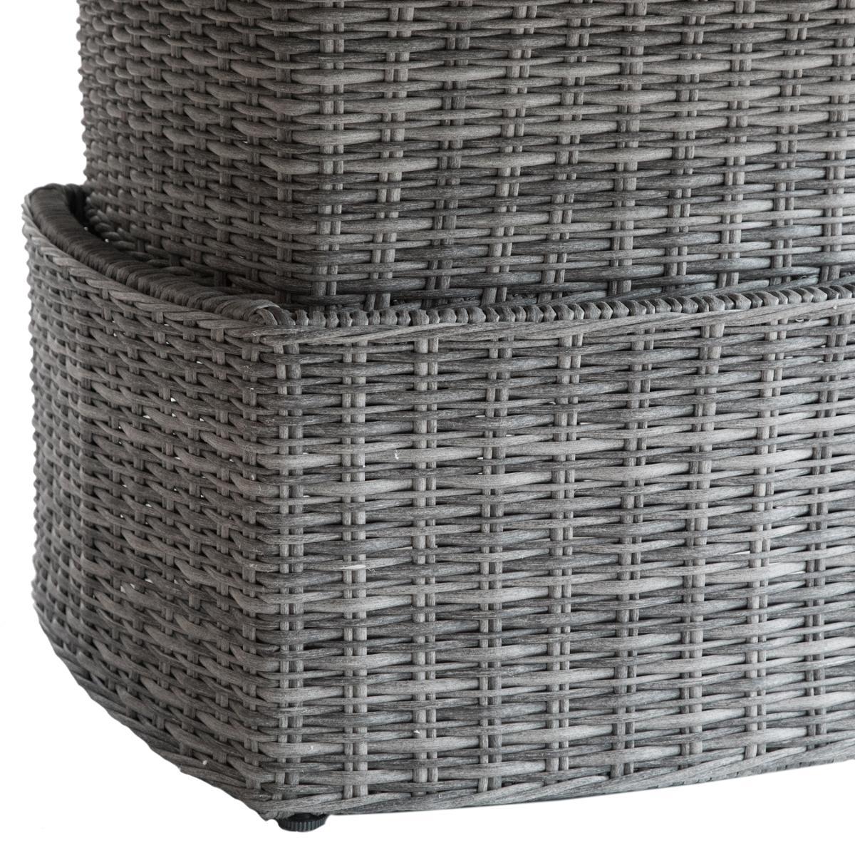 TABLE SALON RELEVABLE MOOREA TERRE D OMBRE