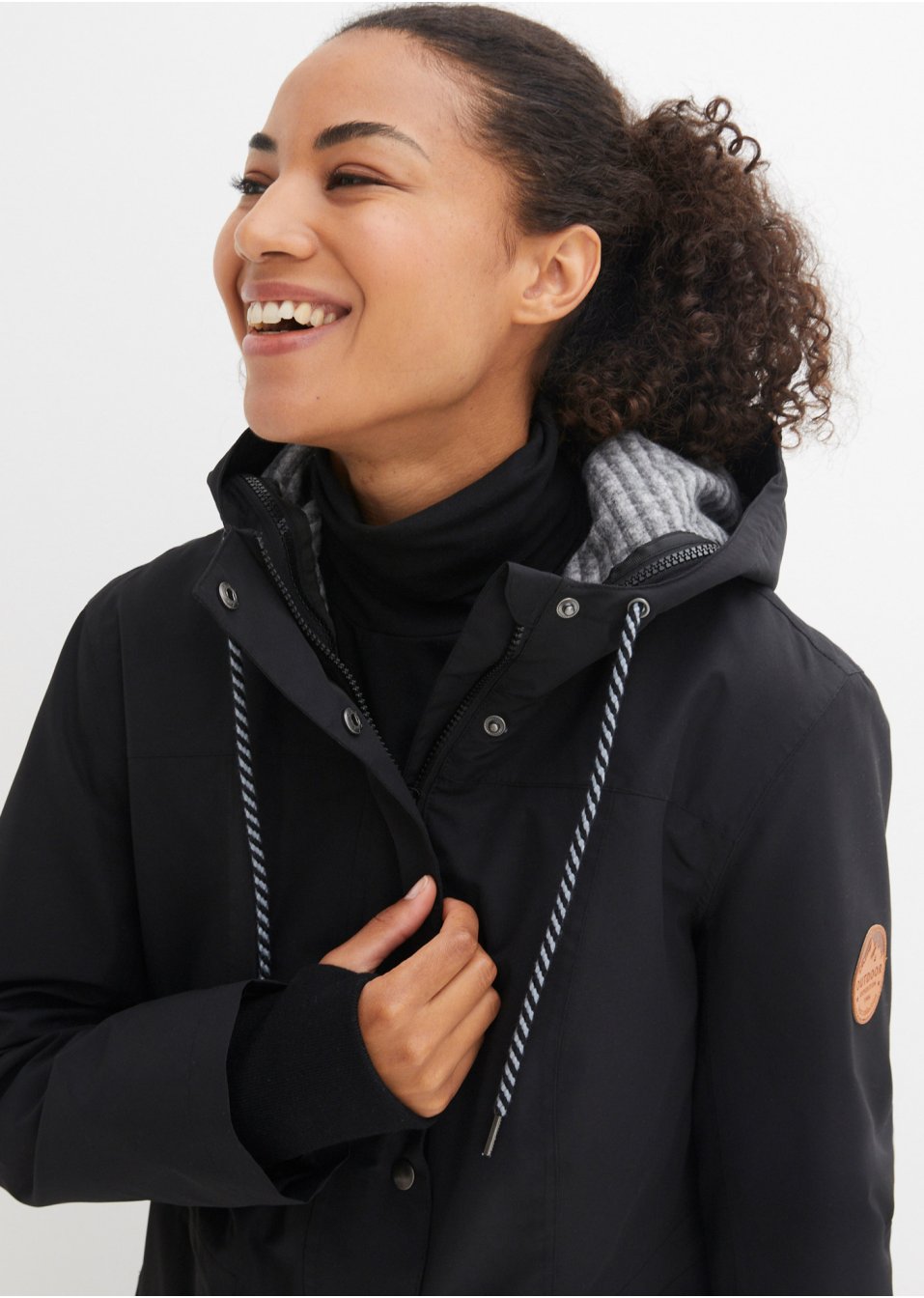 Veste longue 3 en 1 avec polyester recyclé