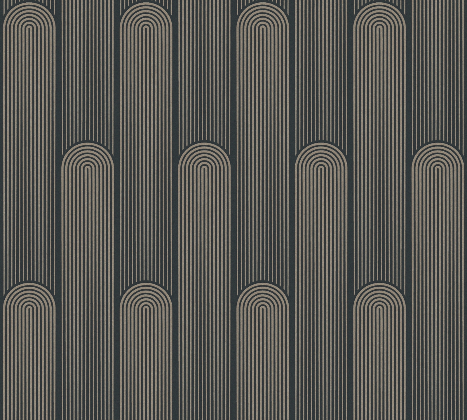 Vliestapete NEW LIFE - schwarz-beige - 10 Meter