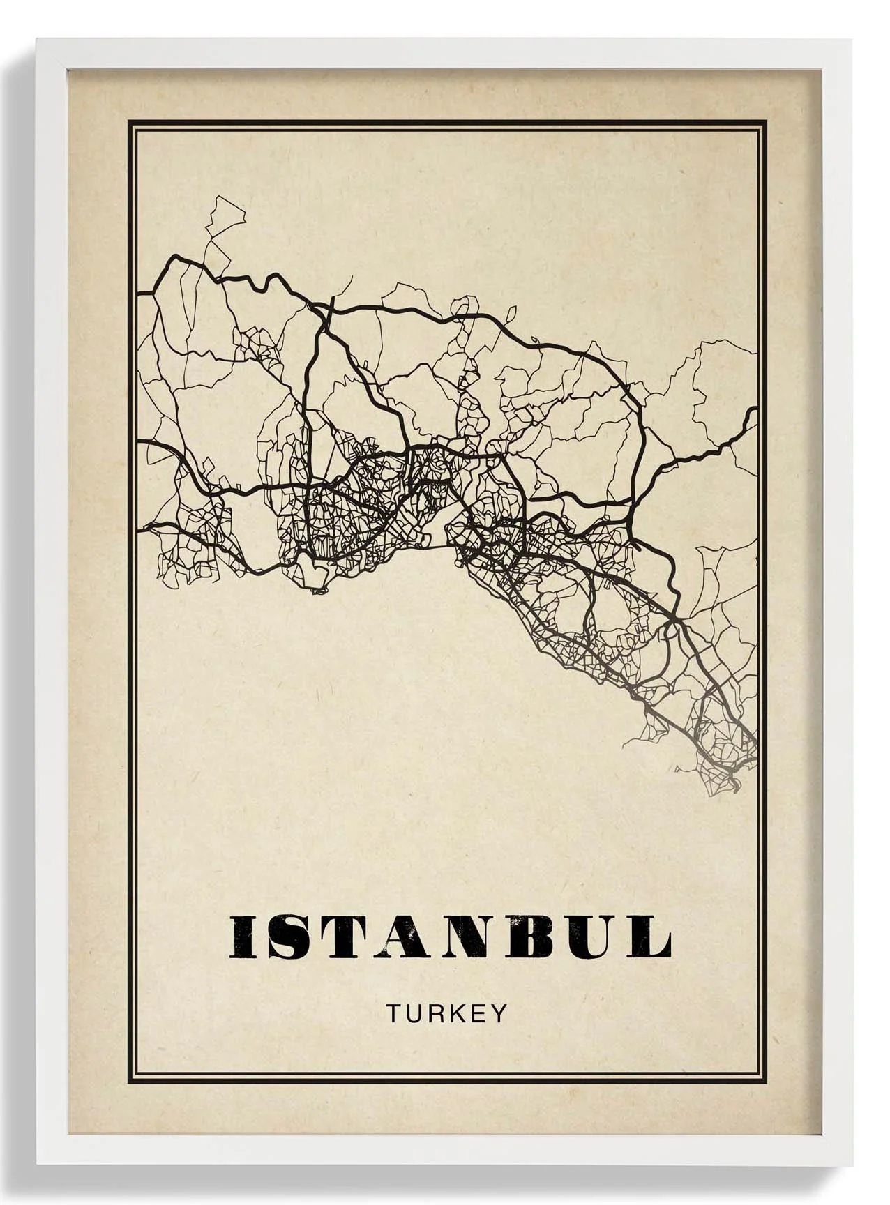 Istanbul Stadt Sepia