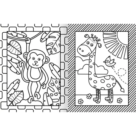 ars Edition Kunterbunte Ausmal-Fensterbilder – Tiere