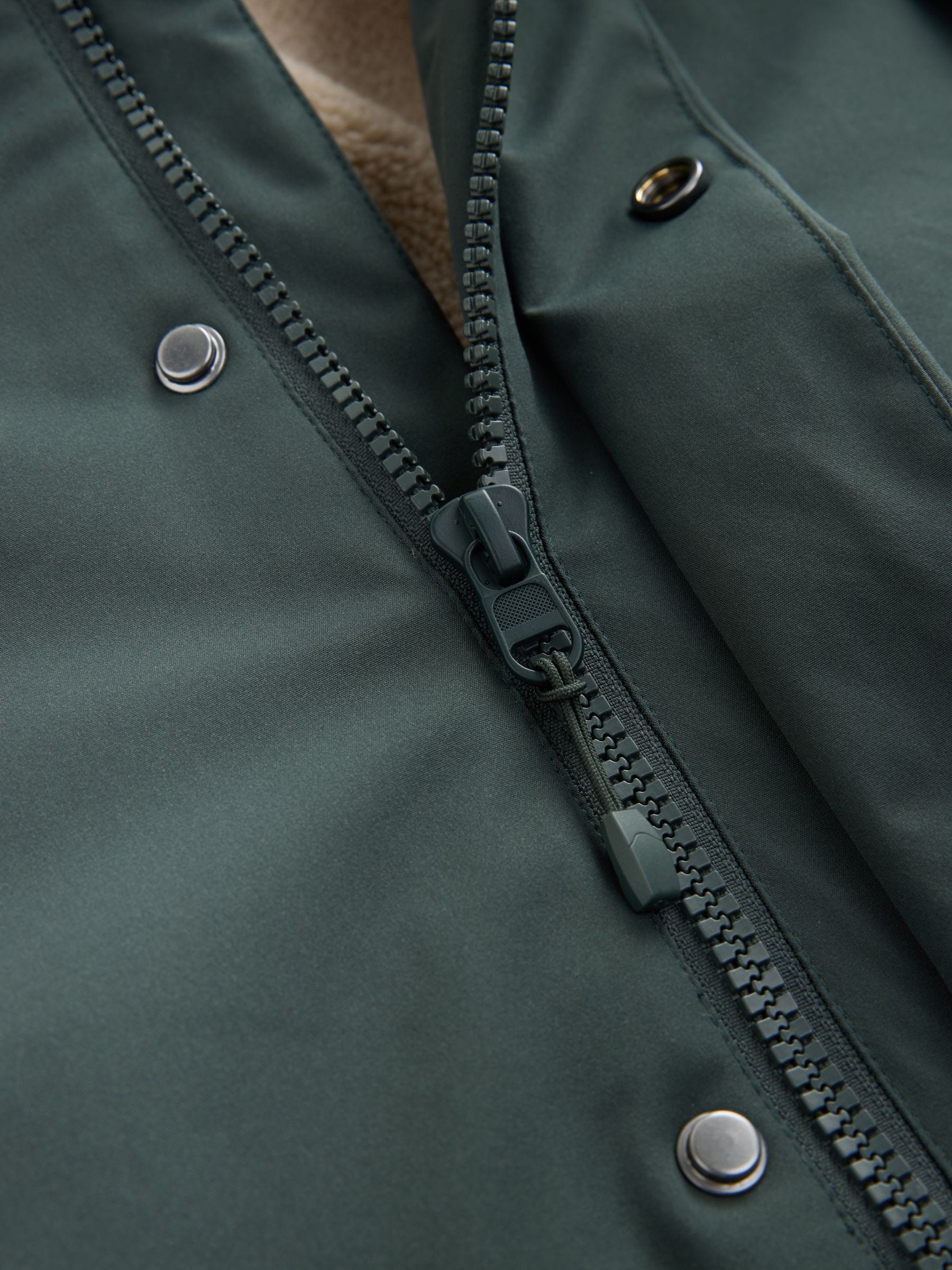 Groen - ThermoGen Parka Jack met Borg voering