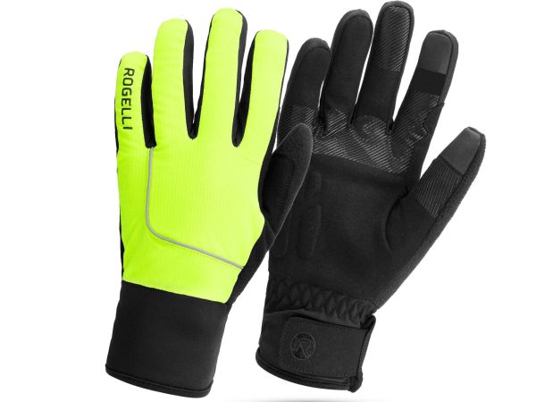 Rogelli Essential Vinterhandsker, Fluor