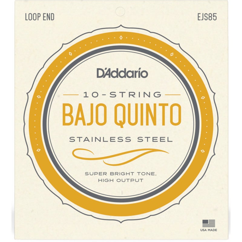 D'Addario EJS85 Bajo Quinto 10-string Set snaren voor bajo quinto