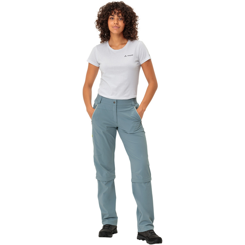 Vaude Damen Farley Stretch Capri T-Zip III Hose