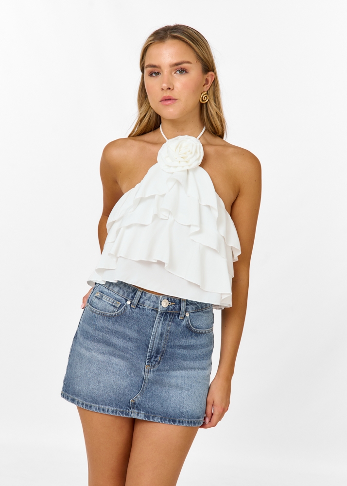 Mia halter top wit