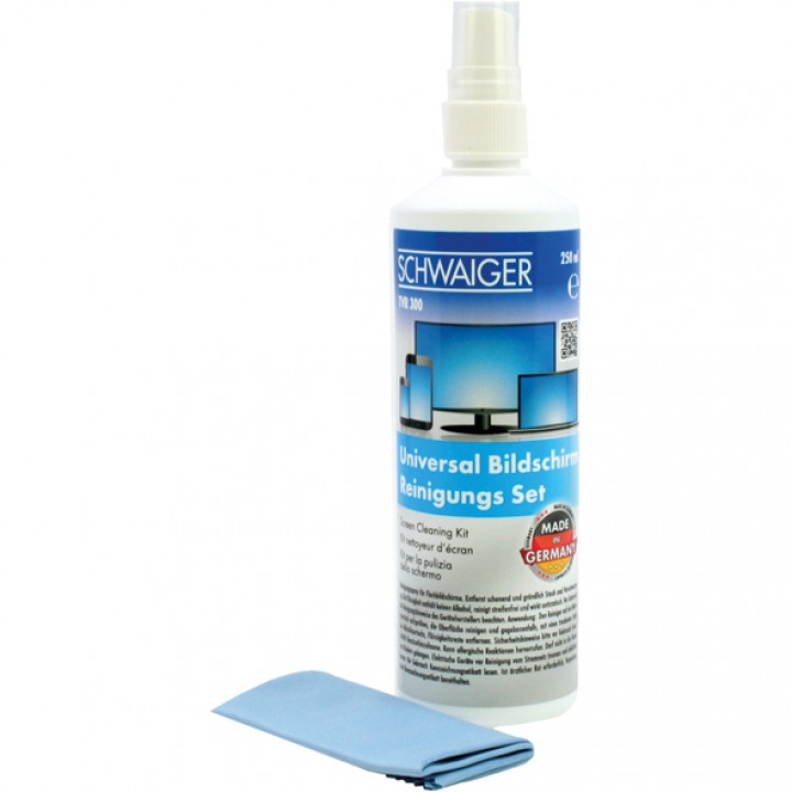 Displayreiniger 250ml Set mit Tuch \/ Setpreis! Made in Germany