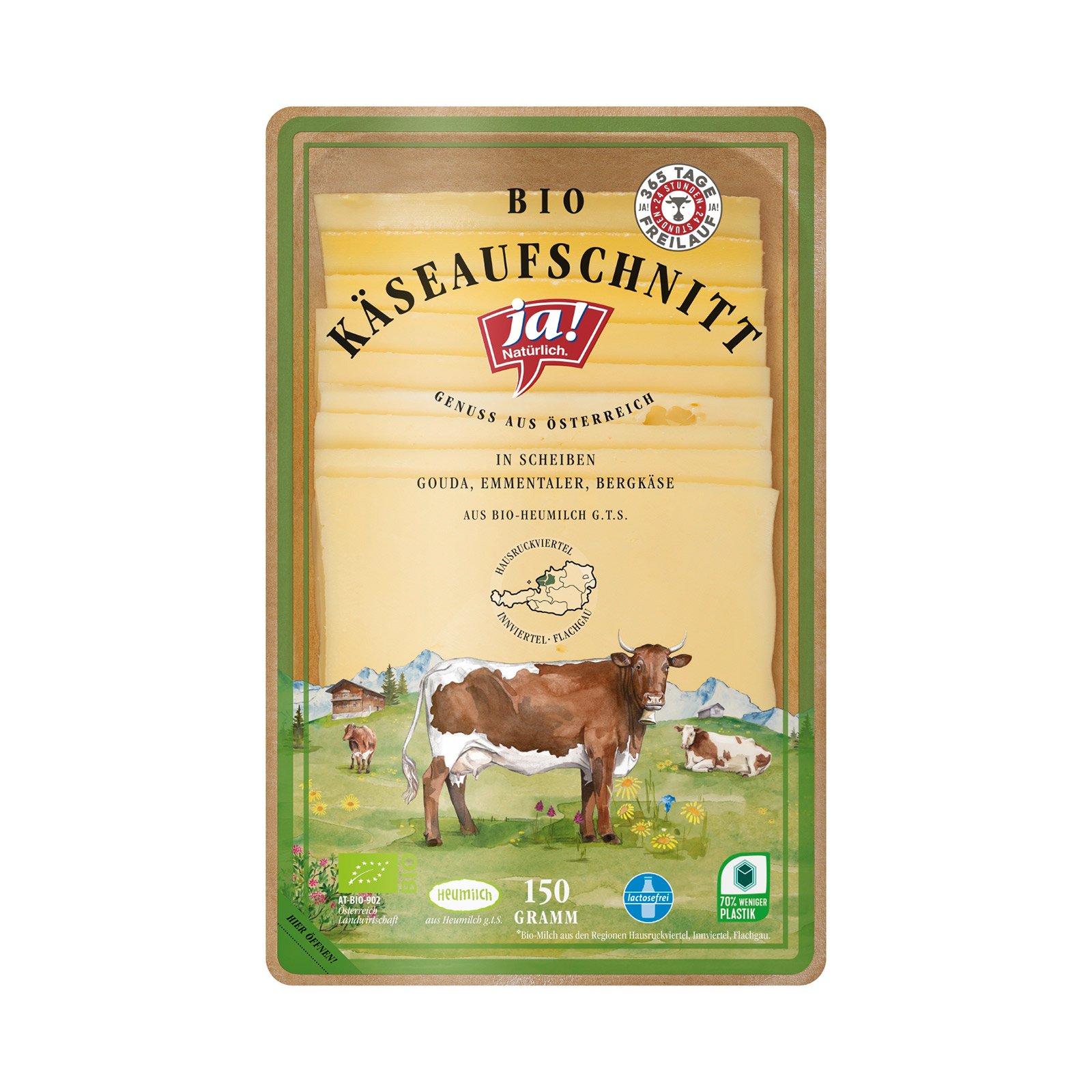Ja! Natürlich Heumilchaufschnitt