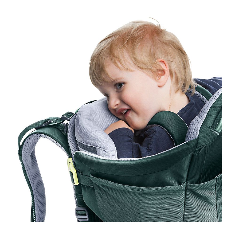Deuter KID COMFORT 14L - Porte-bébé + Pare-soleil forest