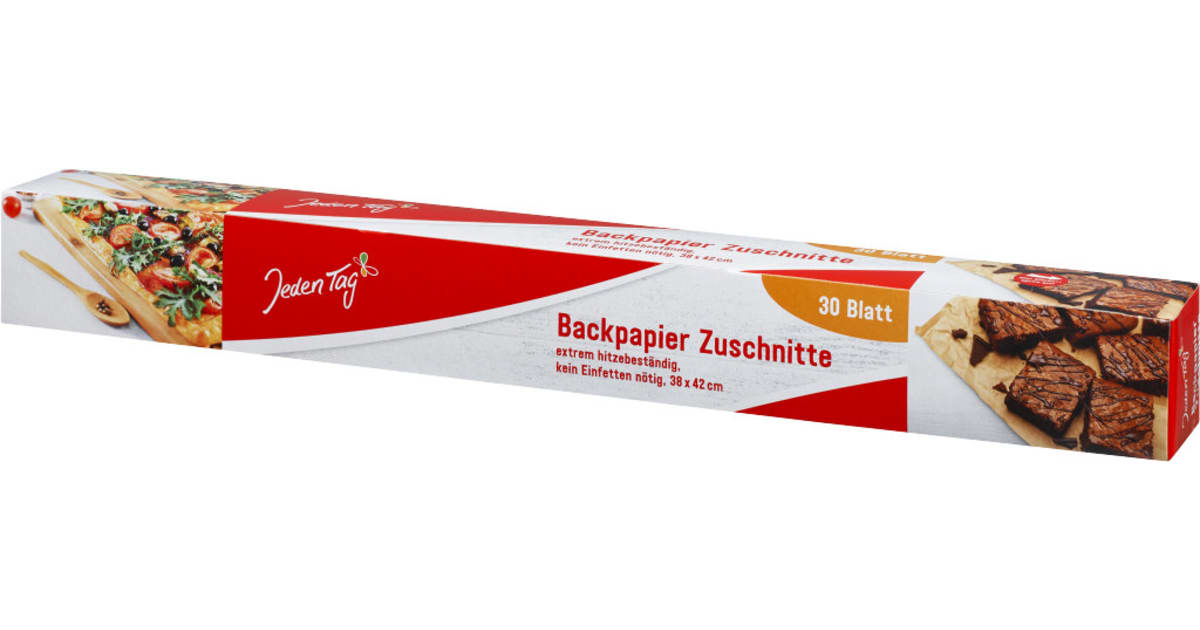 Jeden Tag Backpapier Zuschnitte