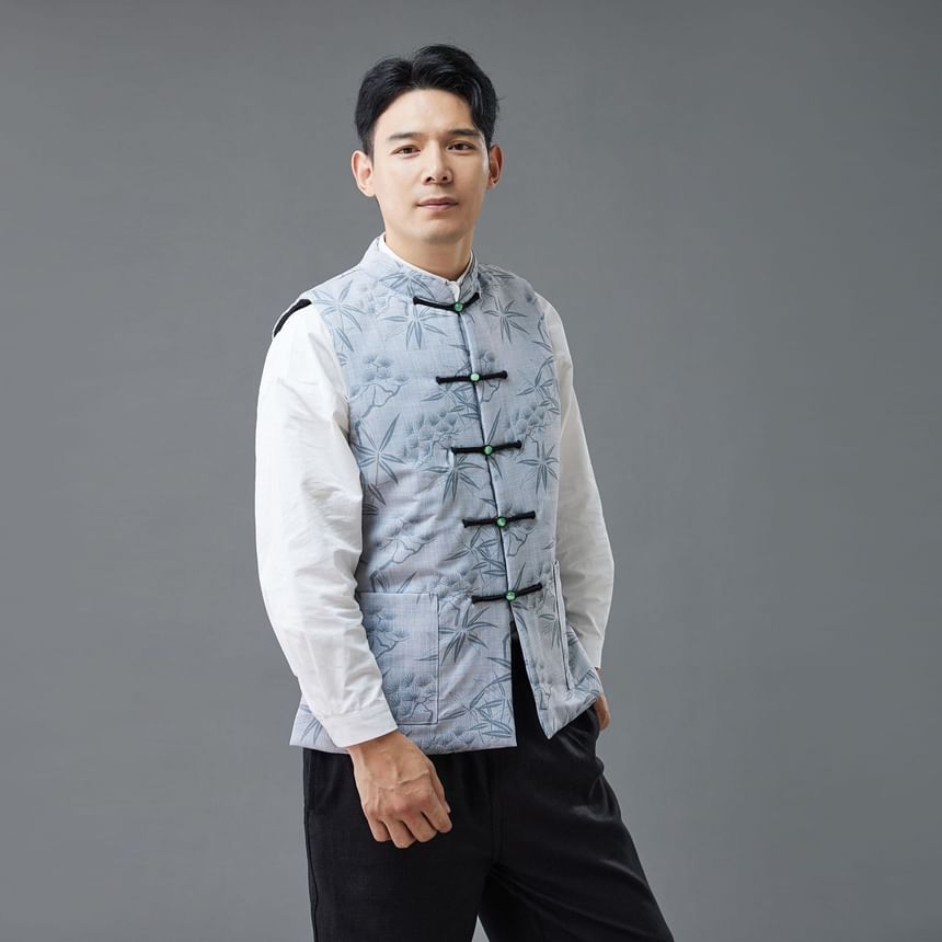 Sparrow Farm - Bloemen Kikker-Knopen Vest