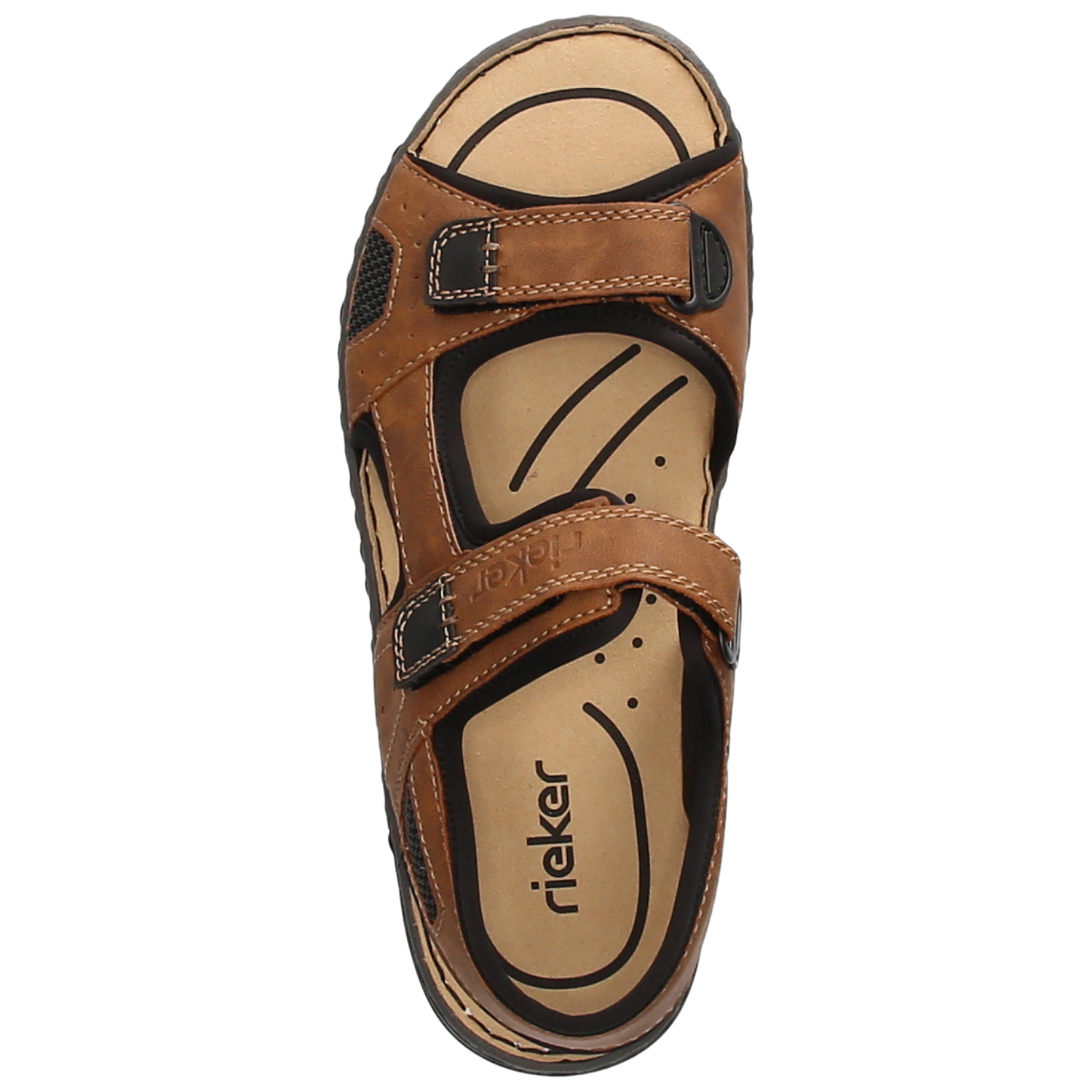 Rieker Sandalen - braun/kombi