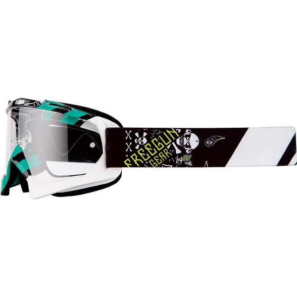 Freegun - Masque YH16 Bandana Vert / Blanc / Noir / Jaune