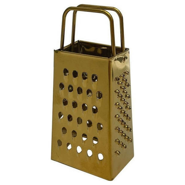 Amberblok mini rasp goud