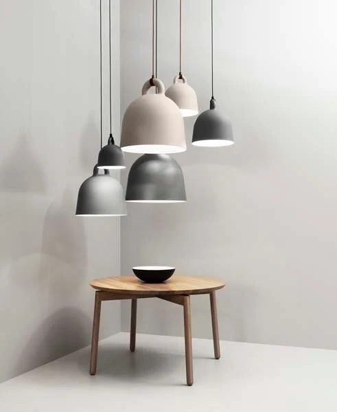 Normann Copenhagen  Bell lampe, large, sand - H: 57 cm.