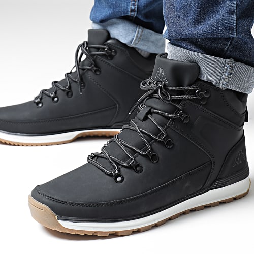 Baskets Astos Mid 361D14W Black Grey Dark White