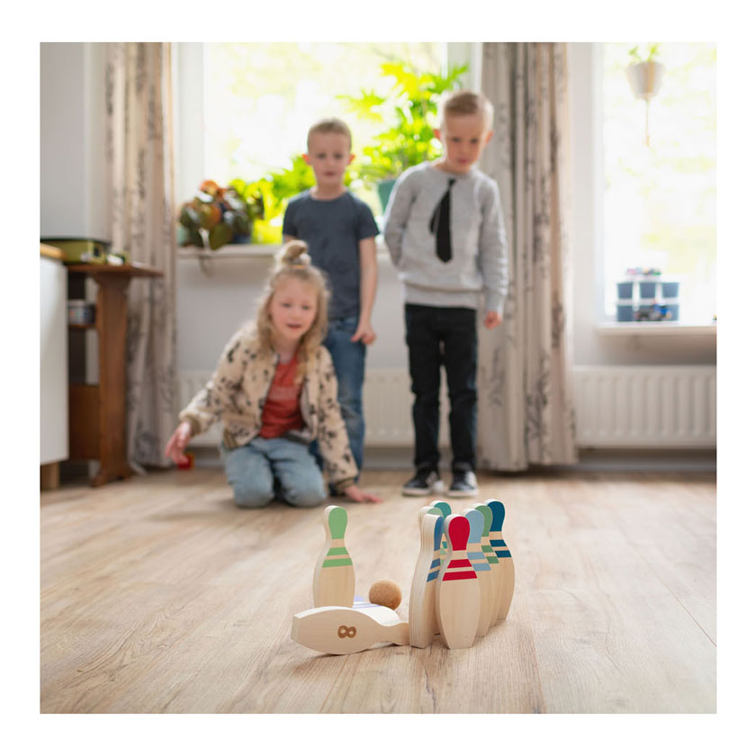 BS Toys Houten Bowlingset, 12dlg.