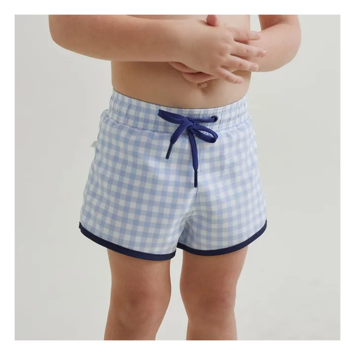 Minnow Short de Bain Boardie Vichy | Bleu