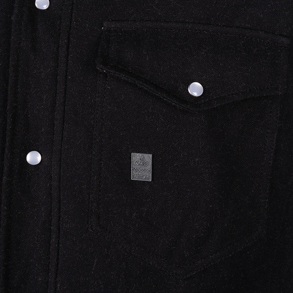 Helstons - Chemise Taylor Tissu Aramide Noir