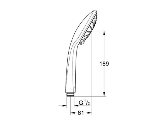 GROHE - Douchette 2 jets