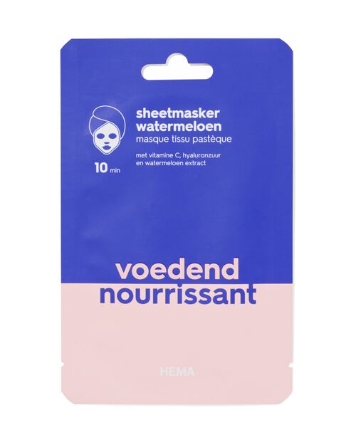 masque en tissu nourrissant