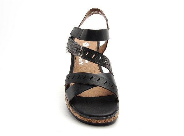 Remonte nu pieds talons femme d3064 noir