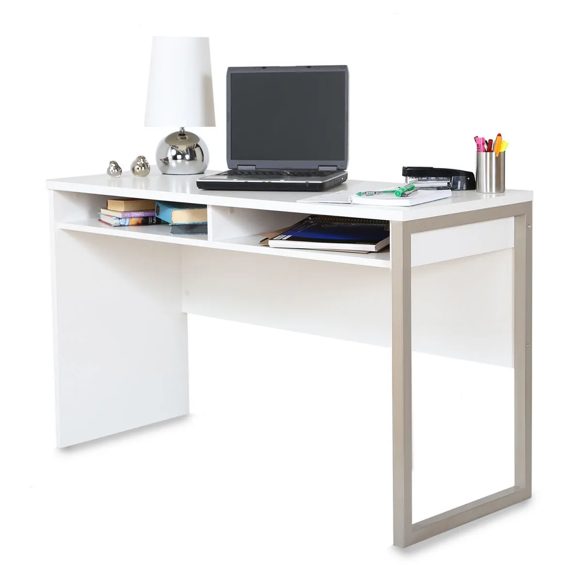 South Shore Bureau de Travail Interface - Blanc Solide