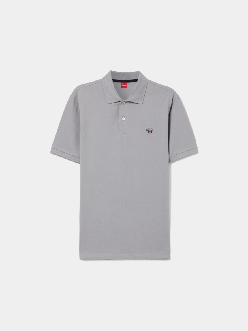 Polo piqué regular fit de algodão