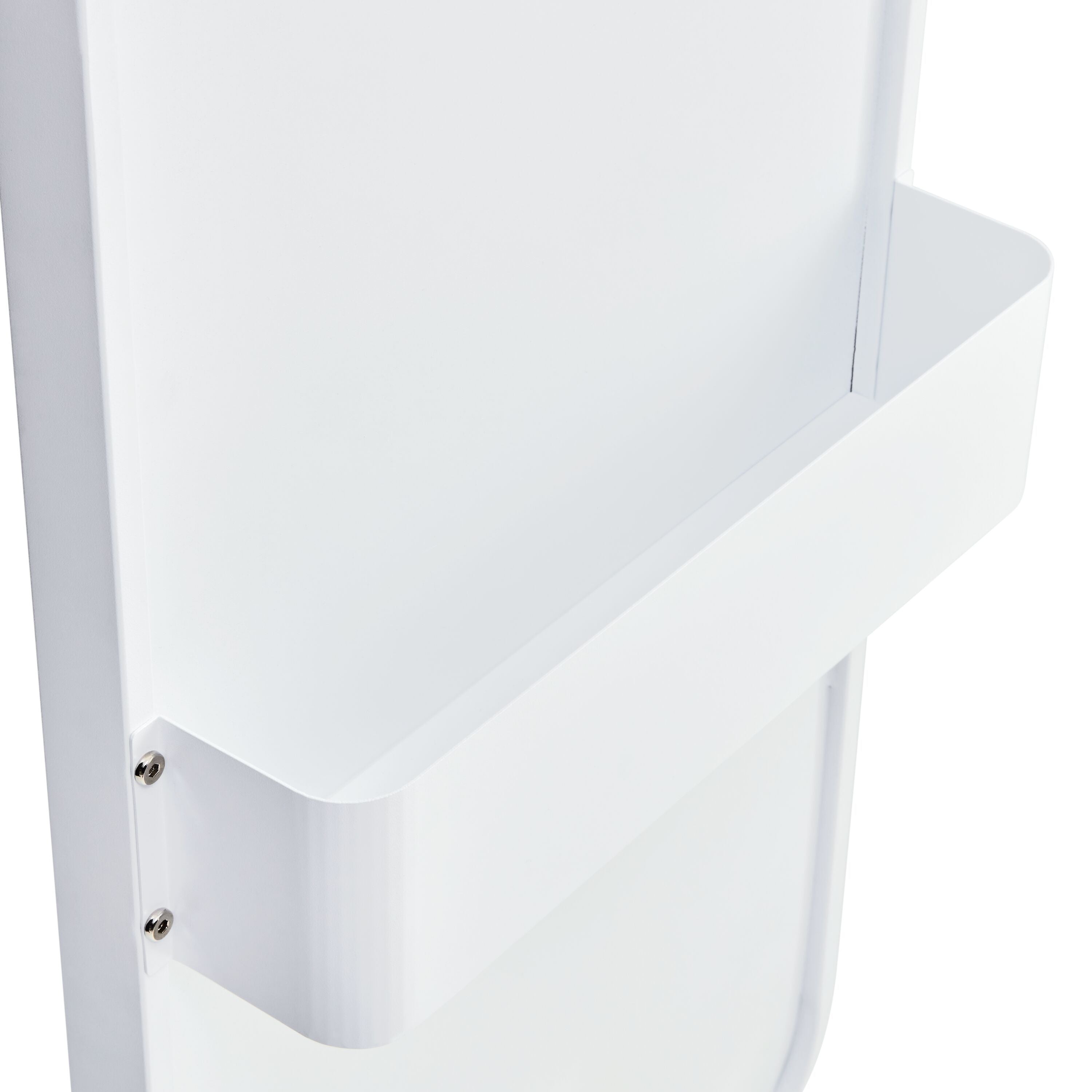 NAYA Standspiegel weiss 40x40x160 - Weiss / B: 40.0 cm x T: 40.0 cm x H: 160.0 cm