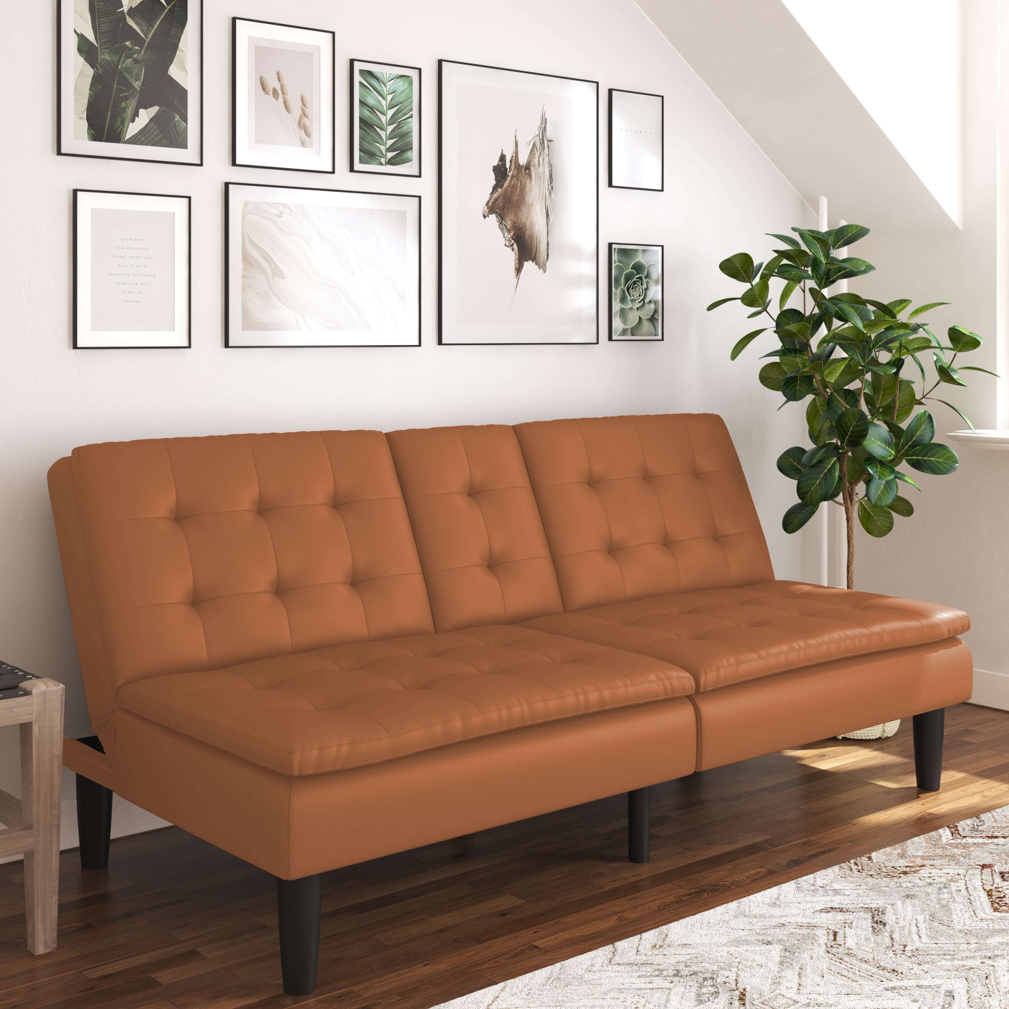Dorel Home Schlafsofa »MAINE, Kinosofa mit Relax- und Bettfunktion, 2 Getränkehalter,« Liegefläche 190 x 110 cm, Webstoff und Kunstleder
