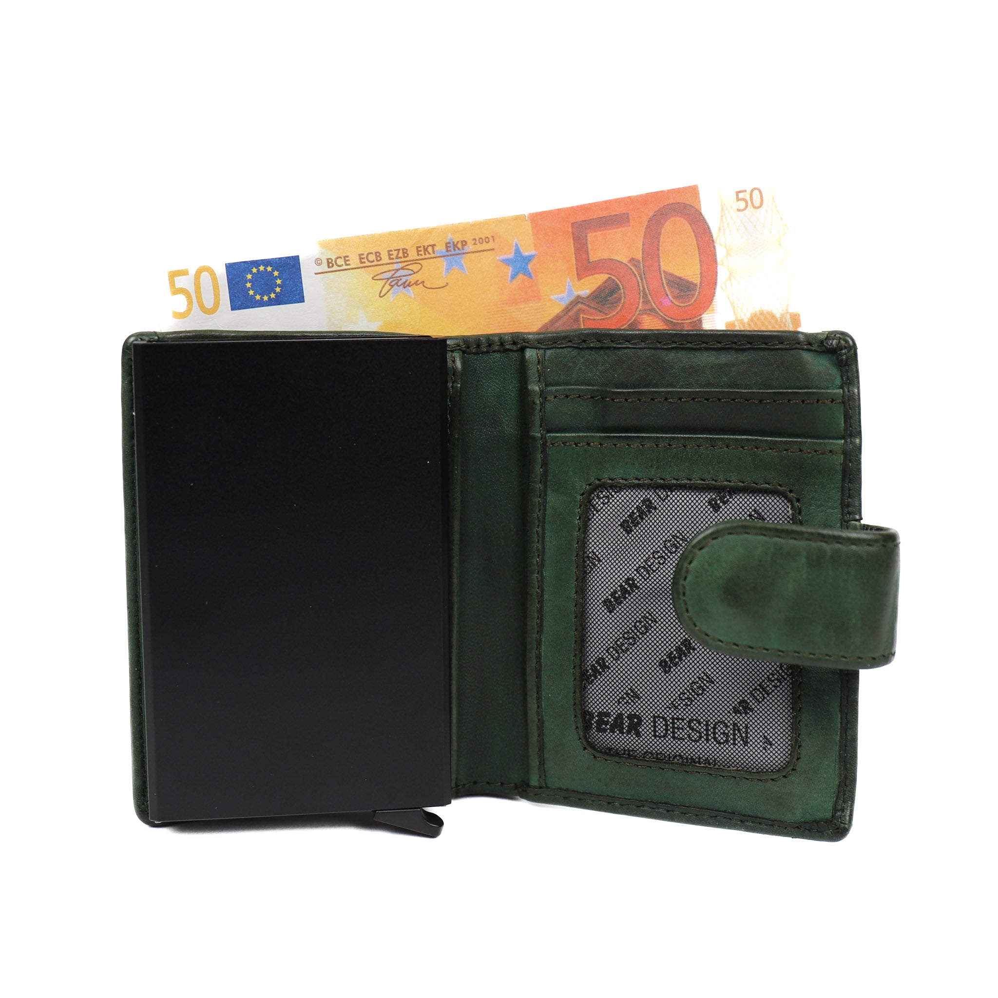 RFID pasjeshouder 'Bobby' groen Groen