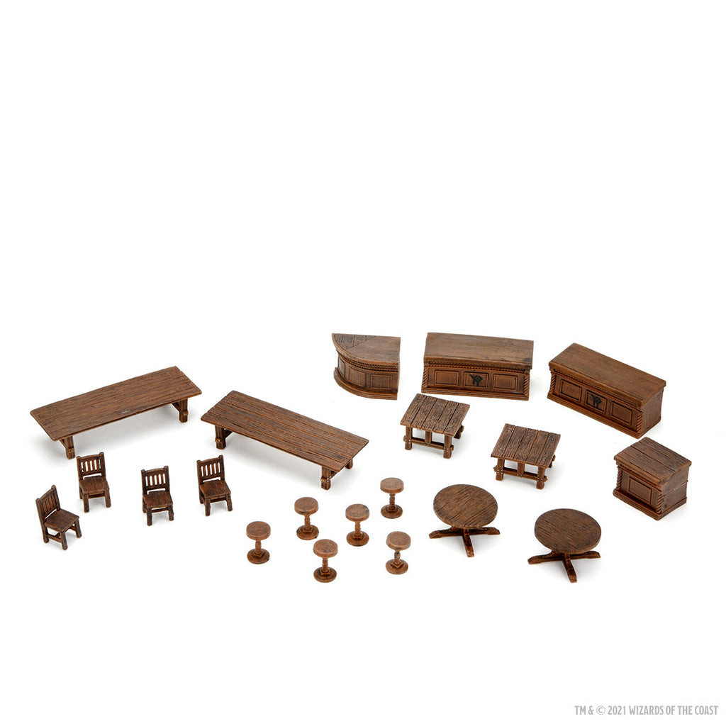D&D Icons of the Realms - The Yawning Portal Inn - Bars & Tables
